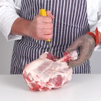 Leg (boned and rolled) Meat Cut Spec Step 4